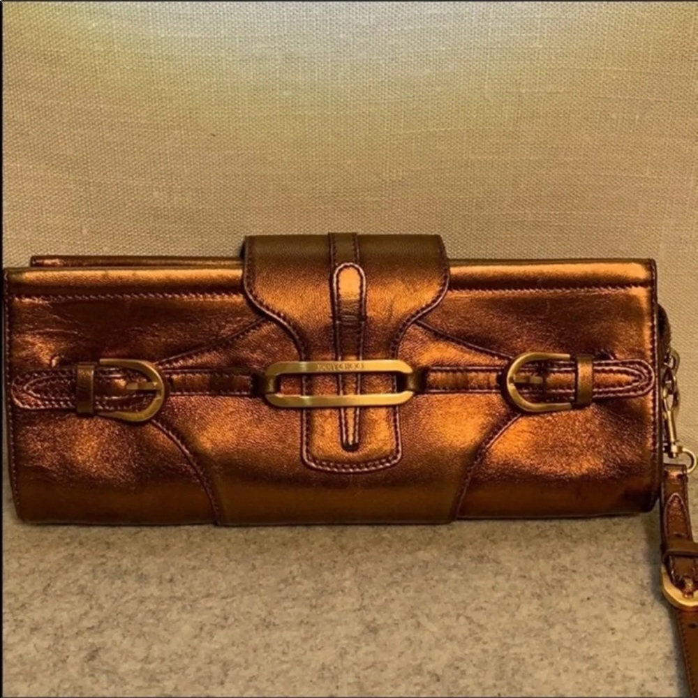 💯% Authentic Jimmy Choo Wristlet